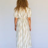 Estelle Wrap Dress // Island Stripe