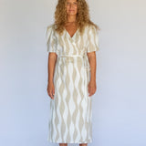 Estelle Wrap Dress // Island Stripe