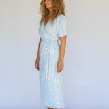 Estelle Wrap Dress // Sky Coast