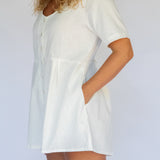 Lena Mini Romper // Bone