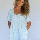 Lena Mini Romper // Sky Coast