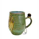 Crystal Mug // Labyrinth Tigers Eye Moss