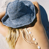 Polly Short Brim Hat // Denim