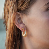 Serpent Studs // Gold