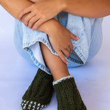 Mi Casa Booties // Olive