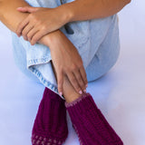 Mi Casa Booties // Berry