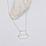 Stella Quartz Necklace // Silver