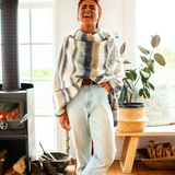 Poncho // Tasman Stripe