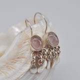 Ayla Earrings // Rose Quartz
