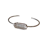 Quartz Cuff // Silver