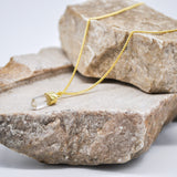 She Finds Balance Necklace // Gold