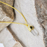 She Finds Balance Necklace // Gold