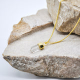 She Finds Balance Necklace // Gold