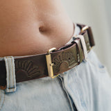 Rising Sun Belt // Vintage Brown