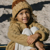 Kids Hazel Beanie // Butterscotch + Uluru