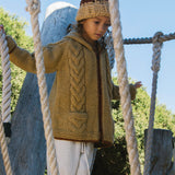 Kids Hazel Beanie // Butterscotch + Uluru