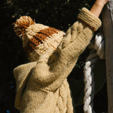 Kids Tide Zip Cardigan // Butterscotch