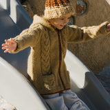 Kids Hazel Beanie // Butterscotch + Uluru