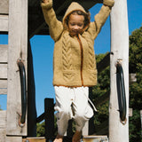 Kids Tide Zip Cardigan // Butterscotch