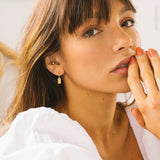 Yin & Yang Hoops // Gold