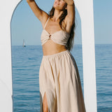 Split Skirt // Sand