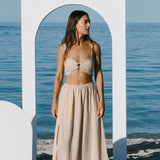 Split Skirt // Sand