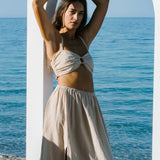 Split Skirt // Sand