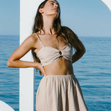 Bandeau Top // Sand