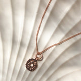 She Will Bloom Necklace // Rose Gold