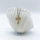Palm Necklace // Gold