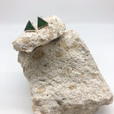 Trilogy Studs // Green Jade