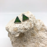 Trilogy Studs // Green Jade