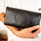 Koa Wallet // Noir Seashell
