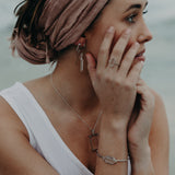 Zephyr Necklace // Silver