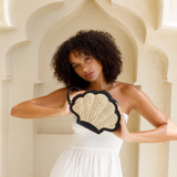 Odette Clutch // Textured Noir