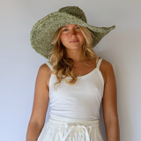 Janis Wide Brim Hat // Aloe