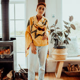 Poncho // Aztec Marigold