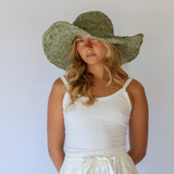 Janis Wide Brim Hat // Aloe