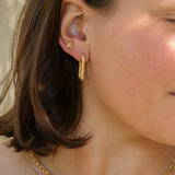 Serpent Studs // Gold