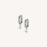 Isle Pearl Hoops // Sterling Silver