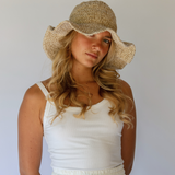 Polly Short Brim Hat // Natural