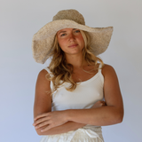 Janis Wide Brim Hat // Natural