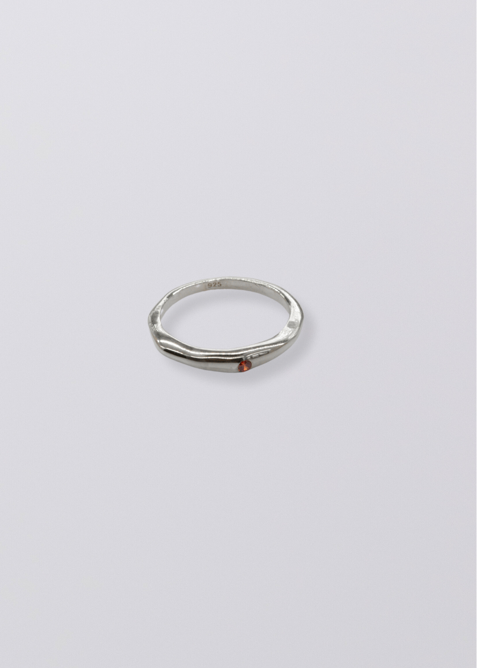 Selene Birthstone Ring // Sterling Silver