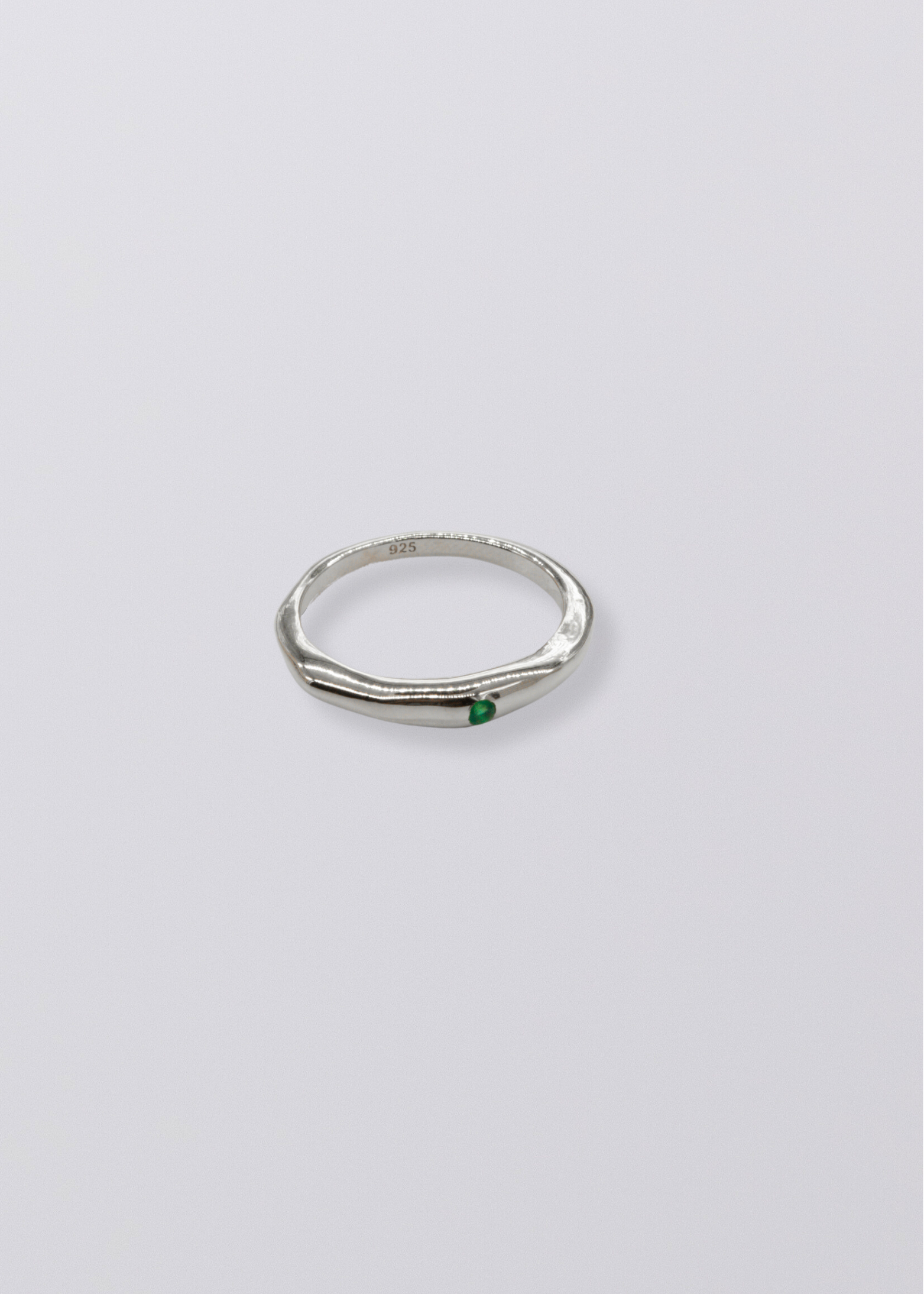 Selene Birthstone Ring // Sterling Silver