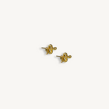 Serpent Studs // Gold