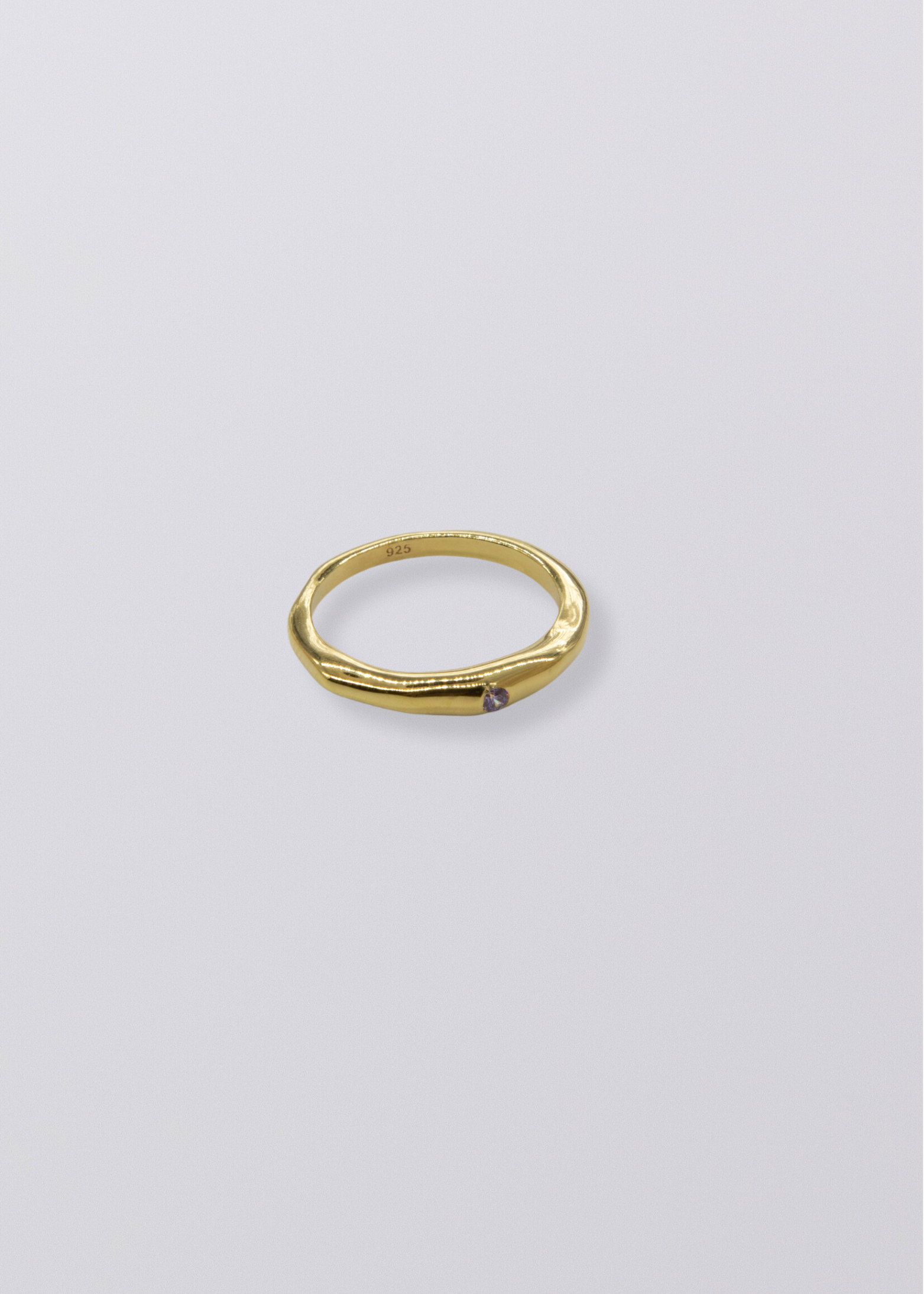 Selene Birthstone Ring // Gold Vermeil