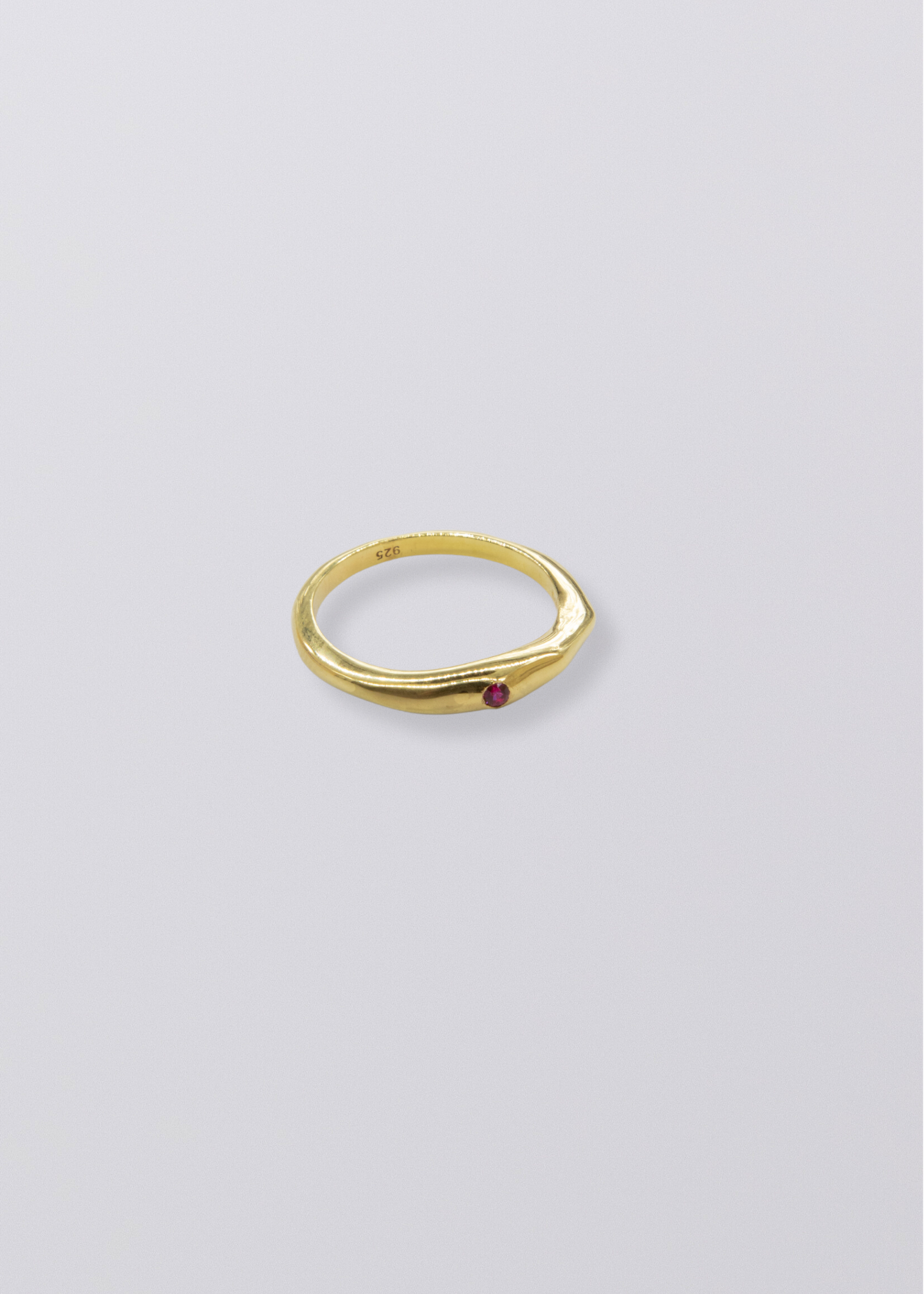 Selene Birthstone Ring // Gold Vermeil