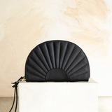 Soleil Clutch // Textured Noir