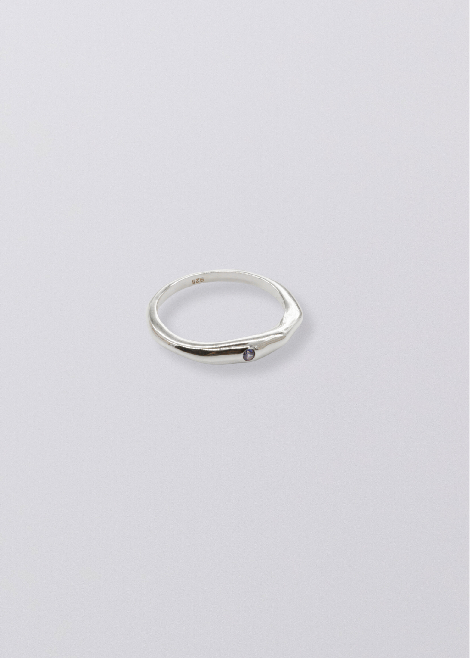 Selene Birthstone Ring // Sterling Silver