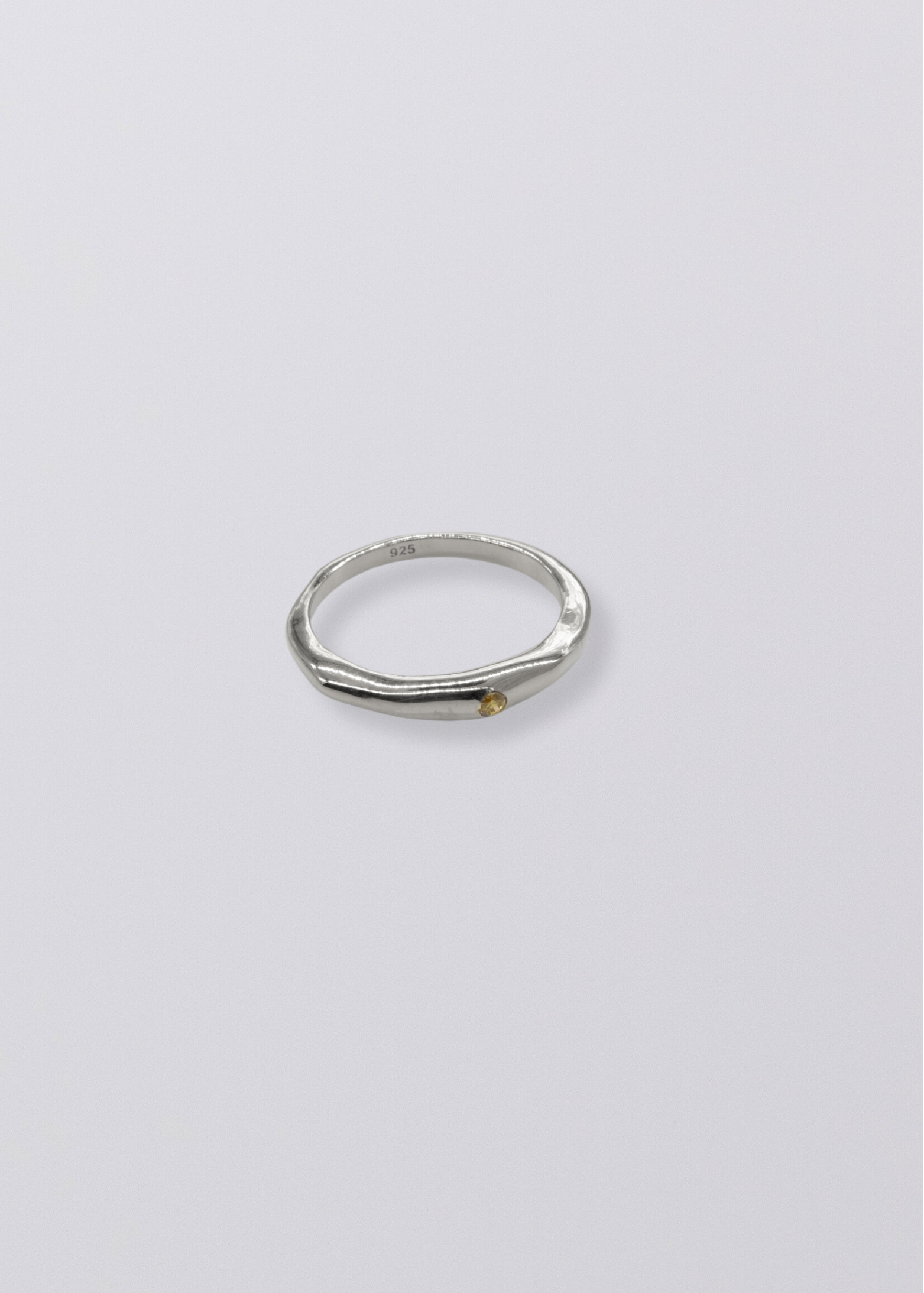 Selene Birthstone Ring // Sterling Silver
